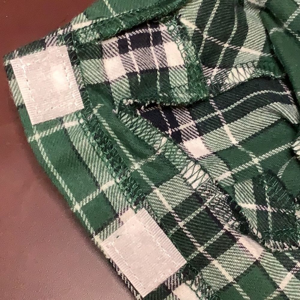 šGreenāPlaidĀ FlannelāDogāPajamas - Picture 4 of 10